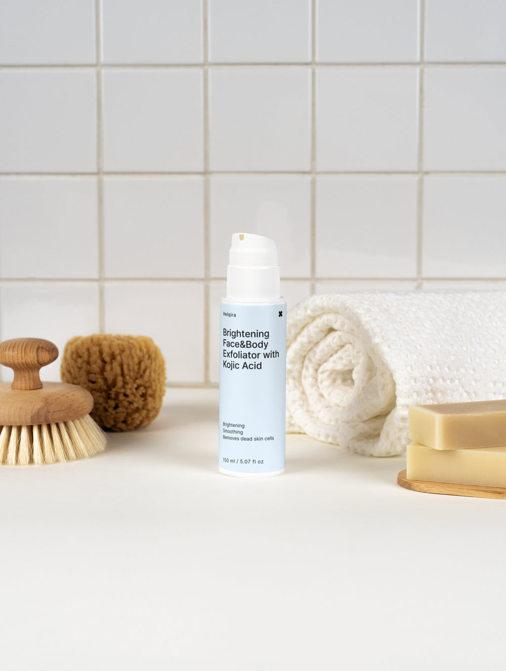 Brightening Face&Body Exfoliator with Kojic Acid